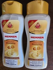 NEW 2 SHAMPOO & CONDITIONER MENNEN PROTEIN 2 IN 1 23.67 FL OZ EACH MADE MEXICO
