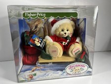 Fisher-Price Briarberry Collection Berrykris and Sleigh Christmas Bear 1999 New
