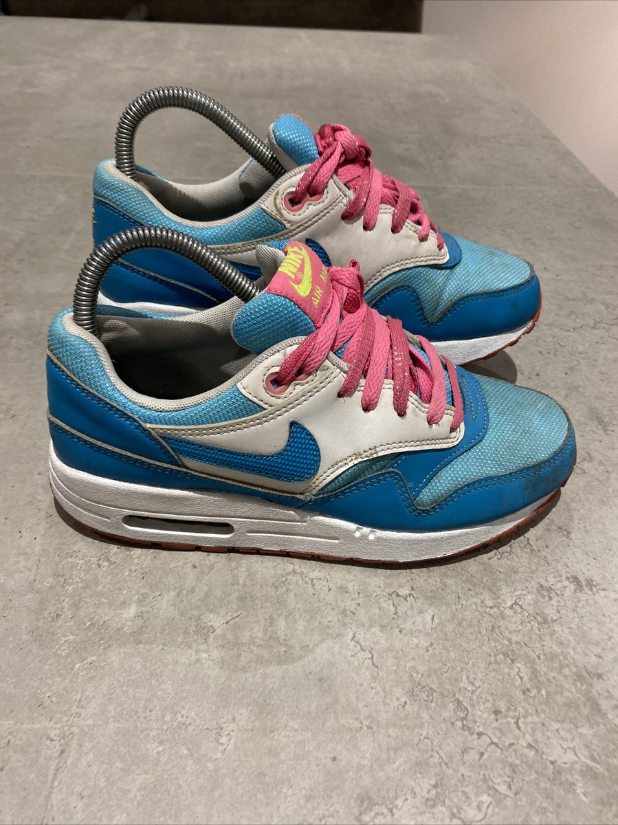 pink blue nike air max