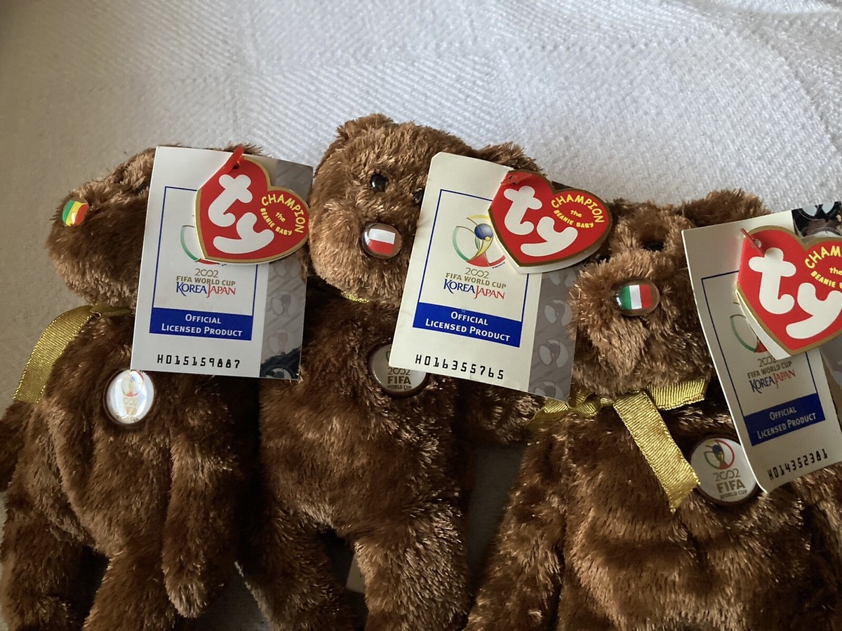 2002 FIFA World Cup TY Beanie Babies Set of 8 | eBay