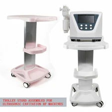 3 Shelf Dental Trolley Mobile Medical Instrument Tool Cart/Stand