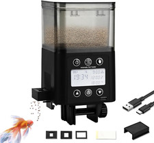 Automatic Fish Feeder - USB Rechargeable 320ML Large Capacity Aquarium Fish Food