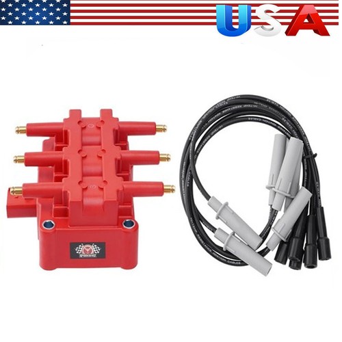 Ignition Coil & Iridium Spark Plugs Wire Set for 2007-2011 Jeep Wrangler UF305