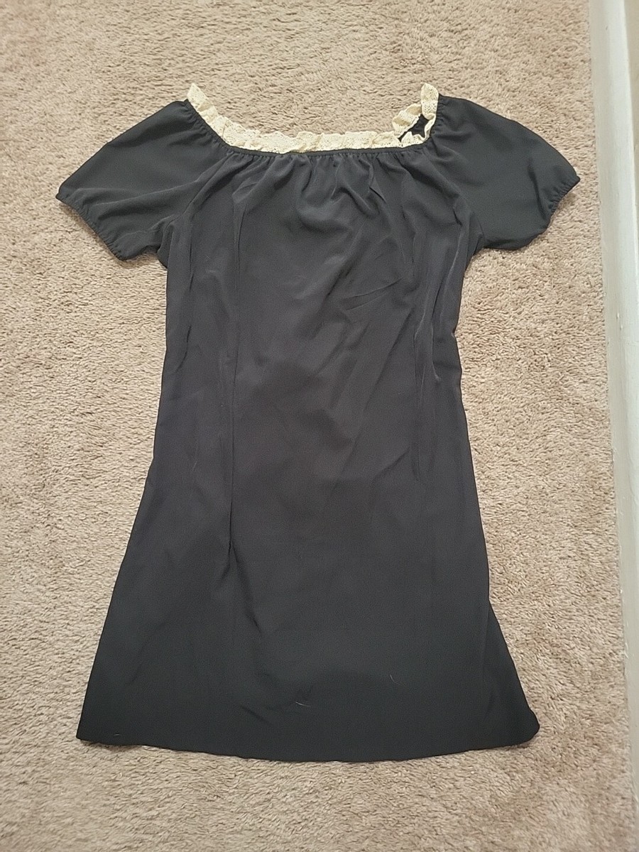 Black Dress With Lace Collar | eBay Black Dress With Lace Collar | eBay