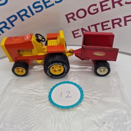 Choose 1970s Tiny Tonka Tractor And Trailers Various Colour Combinations - Picture 36 of 68