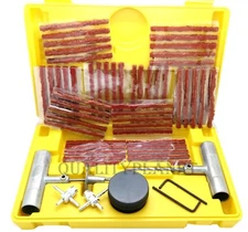 57pc Tire Repair Kit DIY Flat Tire Repair Car Truck Motorcycle Home Plug Patch 