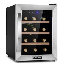 Weink&uuml;hlschrank 1 Zone Wein Flaschenk&uuml;hlschrank 12 Weinflaschen K&uuml;hlschrank
