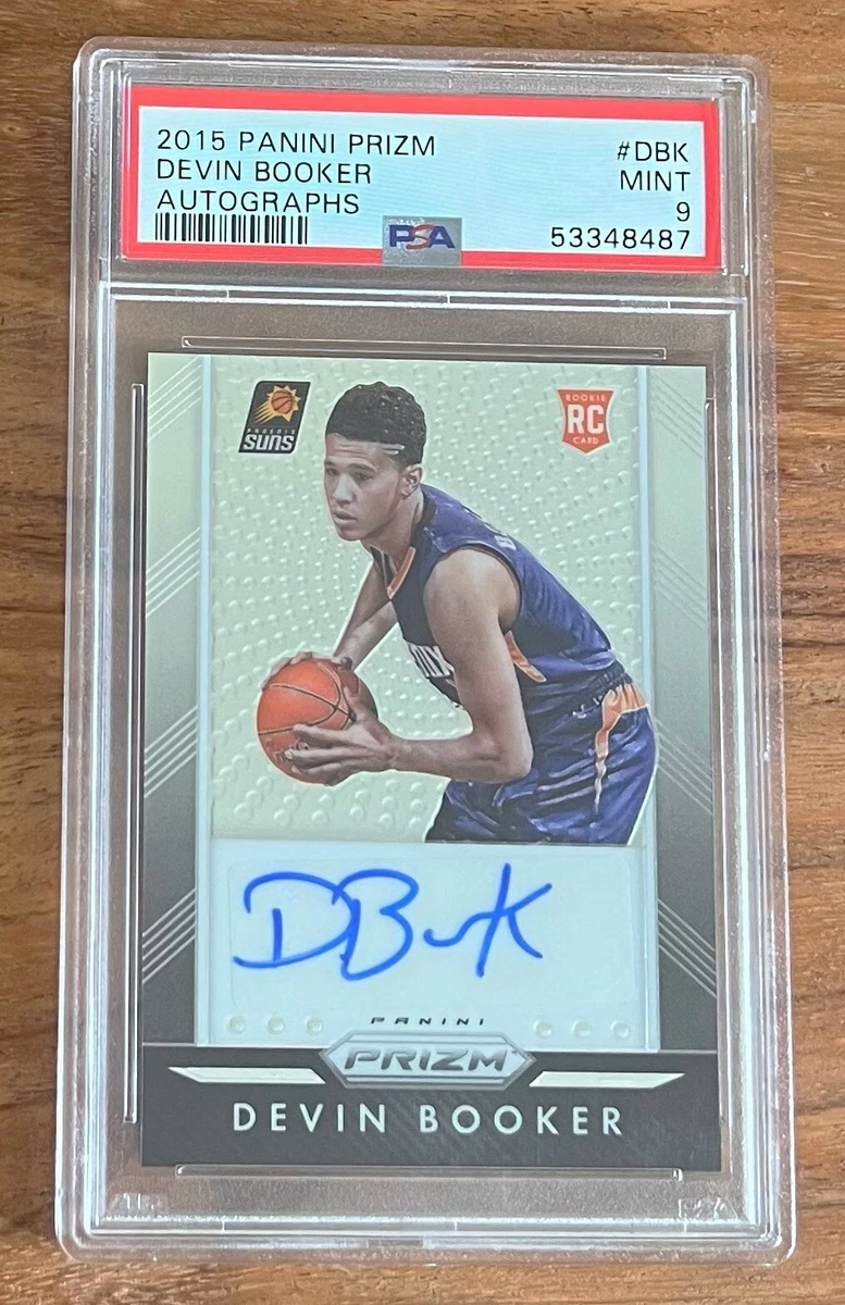 デビン・ブッカー 2015 Prizm RC Auto PSA 9 2015 Panini Prizm Devin Booker RC Rookie Autographs Auto #DBK PSA