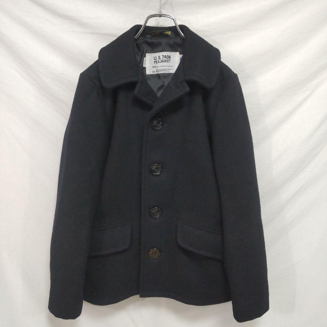 U.S. 740N PEAJACKET サイズ44 ブラック U.S. 740N PEAJACKET サイズ44 ブラック U.S. 740N Pea Jacket