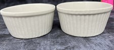 2 Hall Ramekins Made in USA, Vintage Pottery, Collectible 1930’s-1970’s Cookware