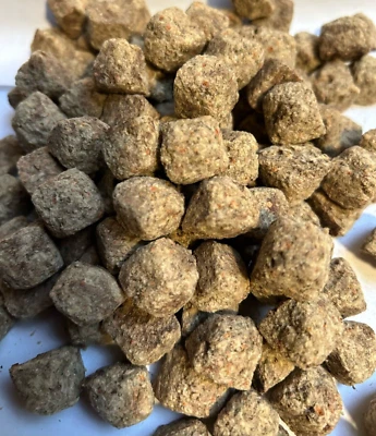 BARNACLE BILL 1/2 LB Freeze Dried "Brine Shrimp" Cubes Tropical Fish Food Turtles Guppy Koi