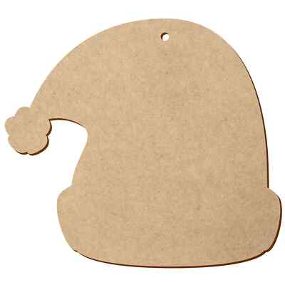 MDF Weihnachtsmann Mütze V1 - 5-50 cm Deko Basteln
