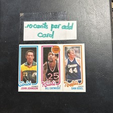230 John Johnson 163 Bill Cartwright 76 Dan Issel 1980 81 Topps Cb52c-4