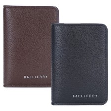 Men Leather Wallet Slim Credit Card Holder Bifold Purse Front Pocket Mini Bag