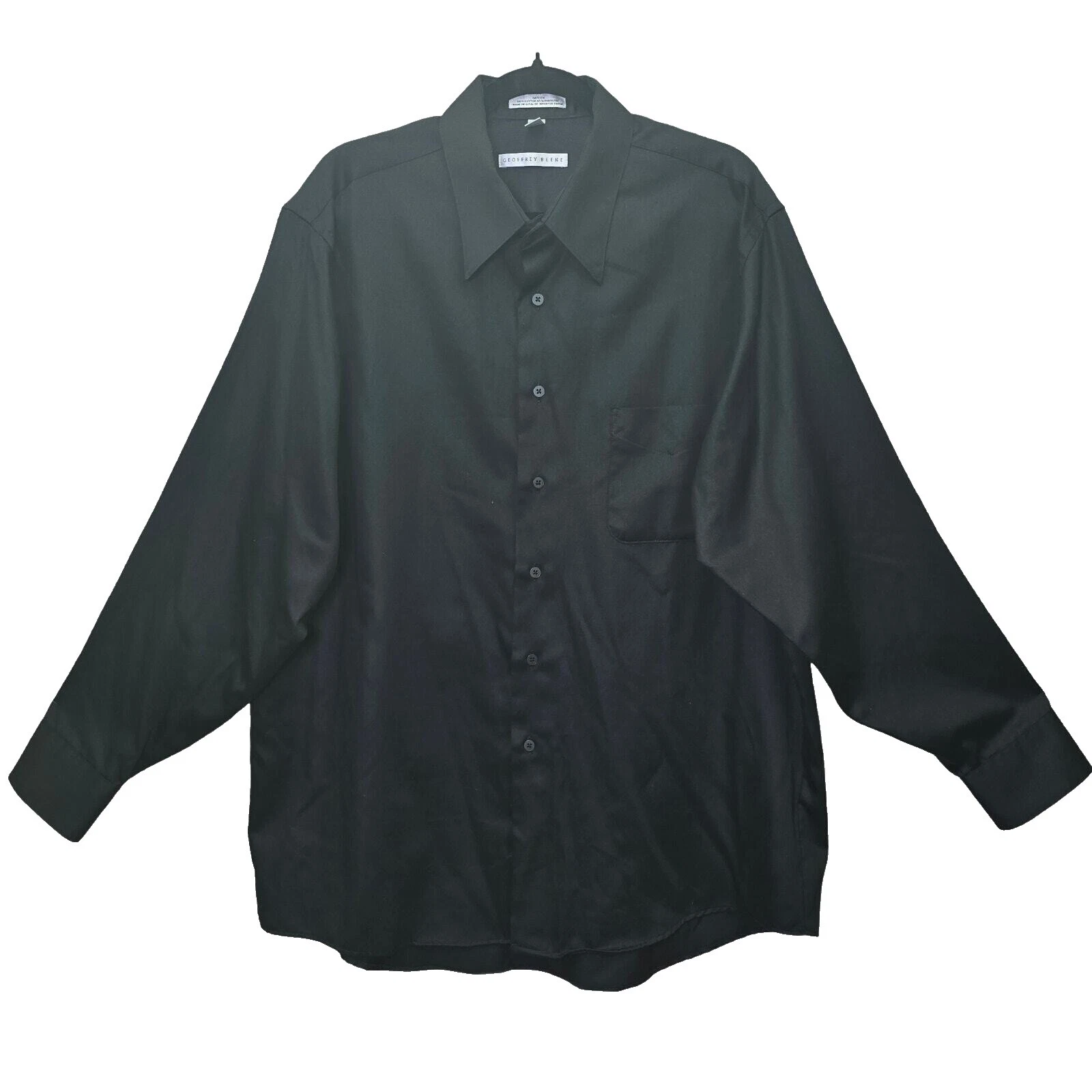 Geoffrey Beene 黑色男士礼服衬衫
