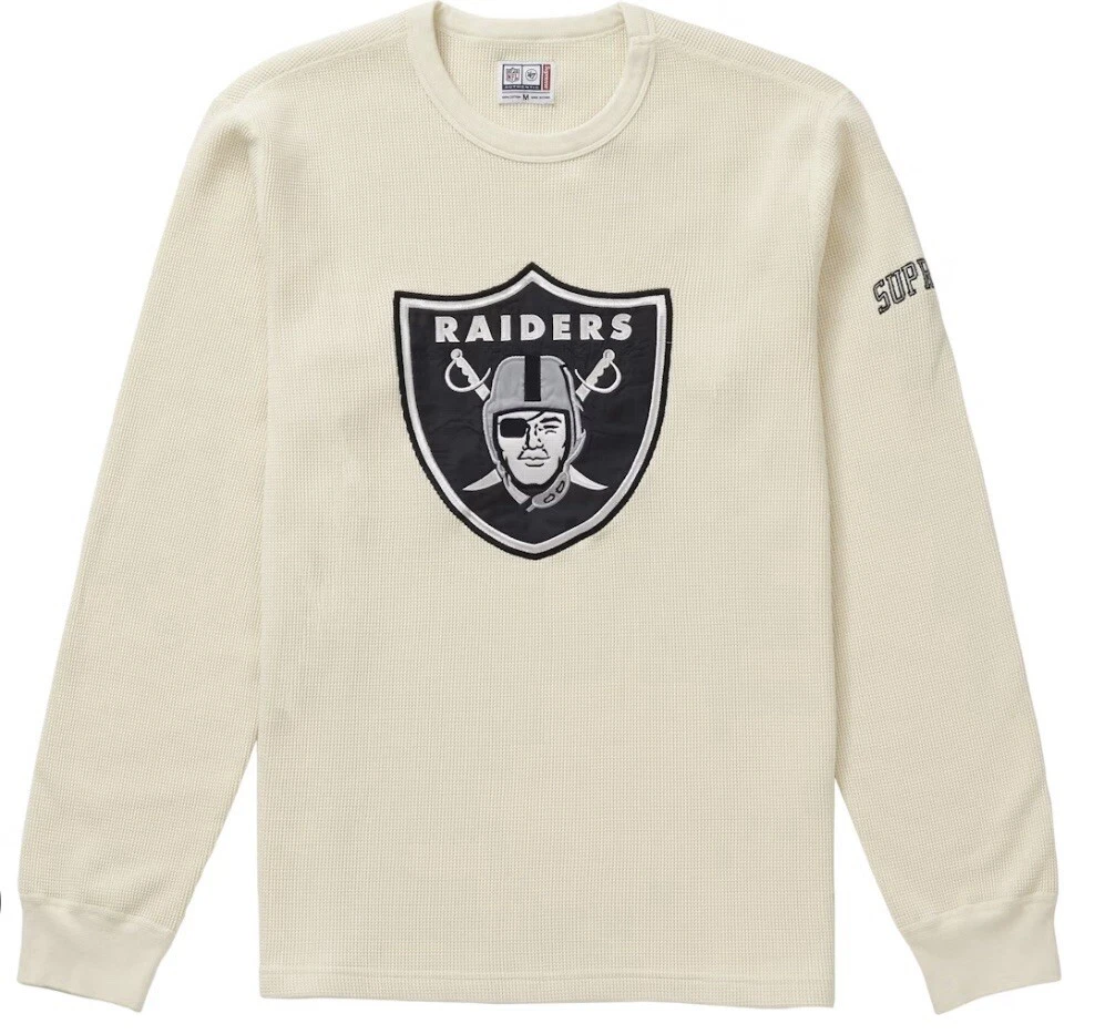 Chemise thermique naturelle marque SUPREME X RAIDERS NFL '47 M SS19 NEUVE