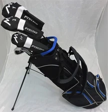 Mens Complete M3 Golf Set RH Clubs Driver Wood Hybrid Irons Putter Stand Bag RH