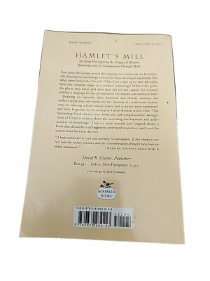 Hamlet's Mill: An Essay - Paperback, by Giorgio de Santillana; | eBay