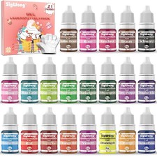 Lebensmittelfarbe Gel - 21 Farben Hochkonzentriert Lebensmittel Set für Buttercr