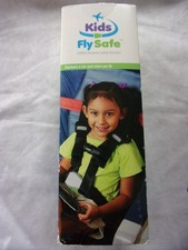 New Kids Fly Safe By Cares for 22-44 lbs Range Booklet Travel Bag Open Box