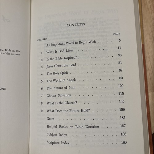 A Survey Of Bible Doctrine By Charles Caldwell Ryrie HB - Picture 8 of 11