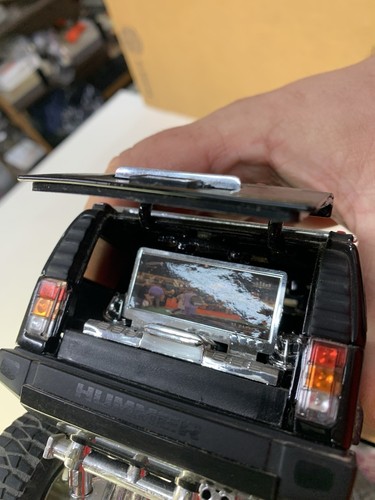 HUMMER H2 BLACK HIGH PROFILE WORKING SUSPENSION JADA 1:24 SCALE DIECAST RARE!!! - Picture 24 of 24