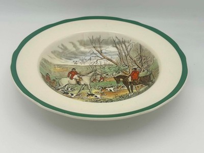 Spode The Hunt - Abwerfen 9'' Suppenschüssel mit Rand J.F.Herring