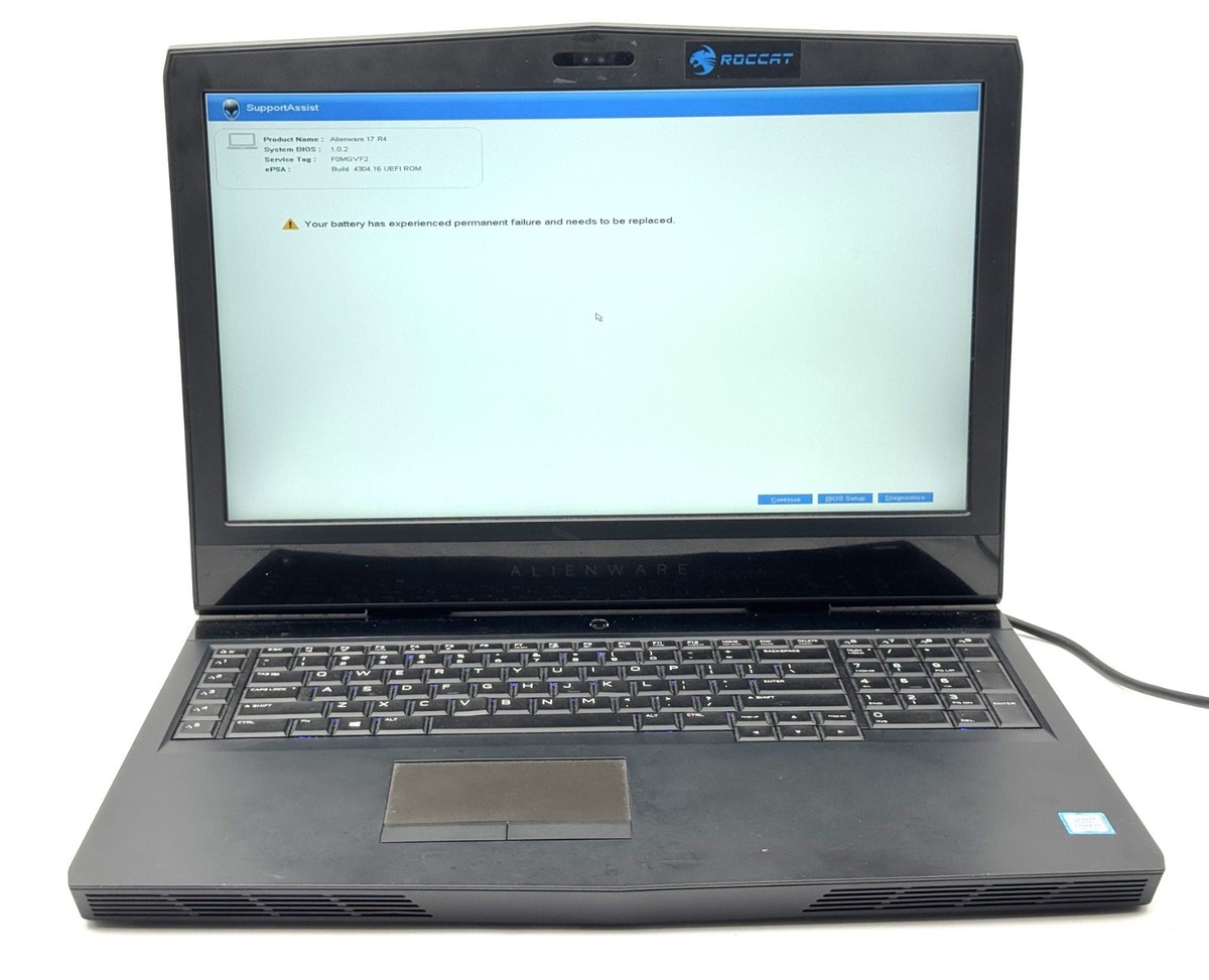 Alienware 17 R4 FHD i7-7700HQ GTX 1070 16GB 128GB SSD/1TB