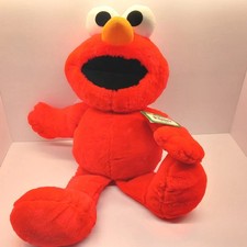 Elmo 1997 TYCO Jim Henson Jumbo Sesame Street Plush Toy 28 inch With Tags