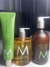 moroccan oil gift set Hand Cream, Hand Soap, Lotion Body.