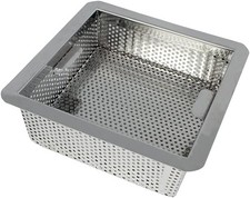 8.5 in. x 8.5 in. x 3 in. Stainless Steel Commercial Floor Drain Strainer