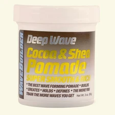 WaveBuilder Cocoa  Shea Pomade | Super Smooth  Rich Formula Hair Waves 3 Oz