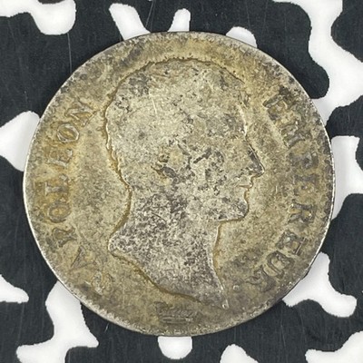 AN 13-A (1804) France Napoleon 1 Franc Lot#JM1150 Silver!