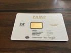2026 PAMP 2.5g Gold Bar America 250th Anniversary Ltd 12,500 Assay Card — photo 2