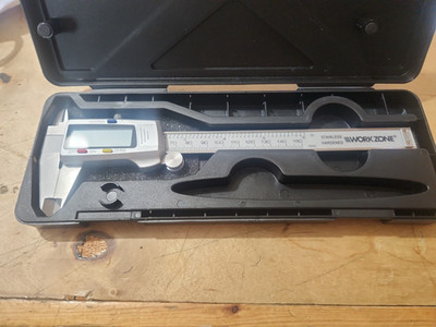 Workzone Digital Caliper Gauge 6'' 150MM Stainless Quality Control Hand Tools