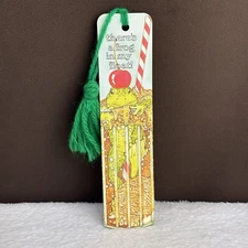 Vtg 1979 'There's a Frog in My Float' Root Beer Ice Cream Antioch Bookmark 70s!