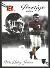 McKinnley Jackson #369 2024 Panini Prestige Cincinnati BengalsRC Rookie