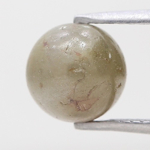 Cabochon De Diamant Naturel 4.37TCW 8 Mm Couleur Jaune Forme Cabochon Diamant - Picture 3 of 12