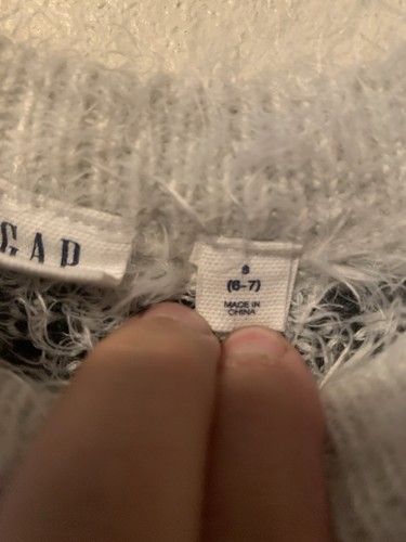 Quality Gap Kids Fair Isle sweater girls S (6-7) - Picture 4 of 7