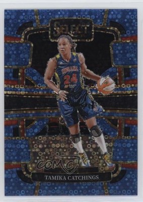 2024 Select WNBA Concourse Light Blue Disco Prizm /125 Tamika Catchings HOF ld5