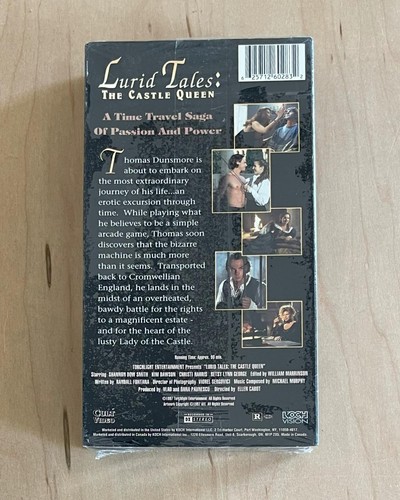 LURID TALES: THE CASTLE QUEEN (1998) Sealed VHS Cult Video Erotic Sci Fi Thrille - Picture 3 of 6