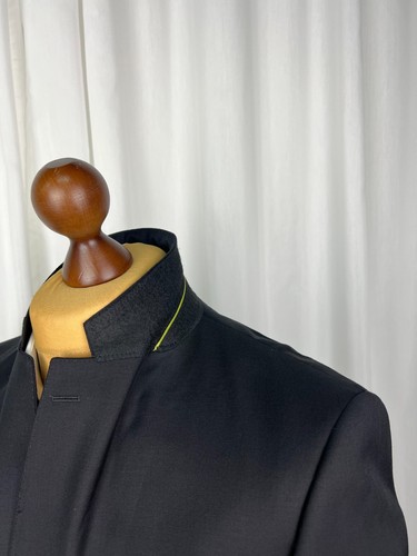 HAWES & CURTIS Sartorial Great Quality Classic Black 2 Piece Wool Suit 40US\50IT - Picture 6 of 13