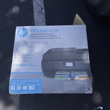 HP OfficeJet 4650 All-in-One Wireless Printer Black NICE!