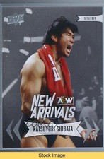 2024 Upper Deck AEW New Arrivals Silver (Mar 16 2024) Katsuyori Shibata READ r9d