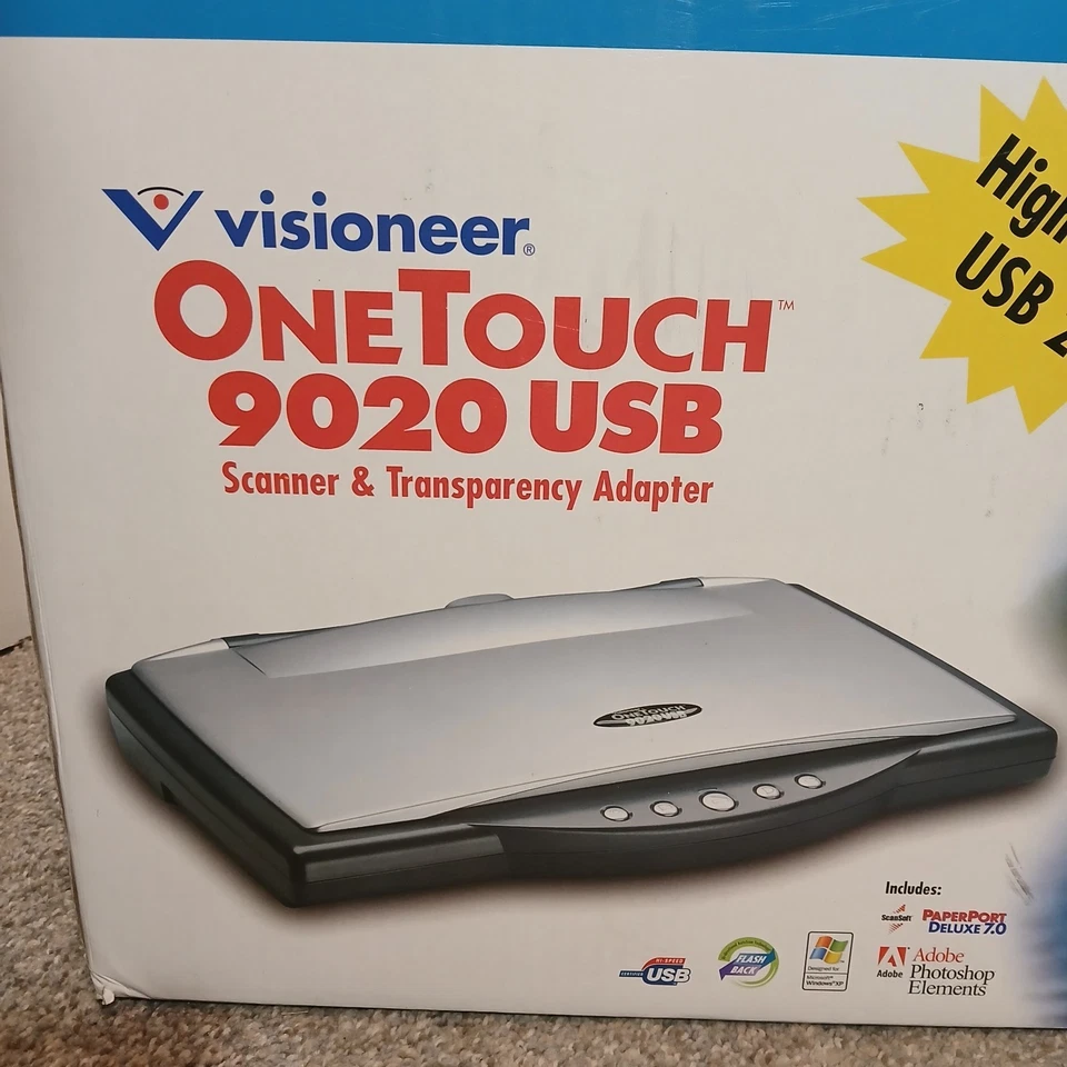 Visioneer OneTouch 9020 Flatbed Scanner and 35mm Slide Negative Adapter - Image 2 of 4