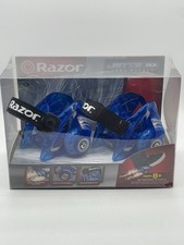 Razor Jetts DLX Heel Wheels with Sparks Neon Blue Skate Kids Toys Outside Fun
