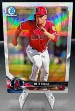 2018 Bowman Draft Matt Thaiss #BDC-166 Chrome Refractor Angels