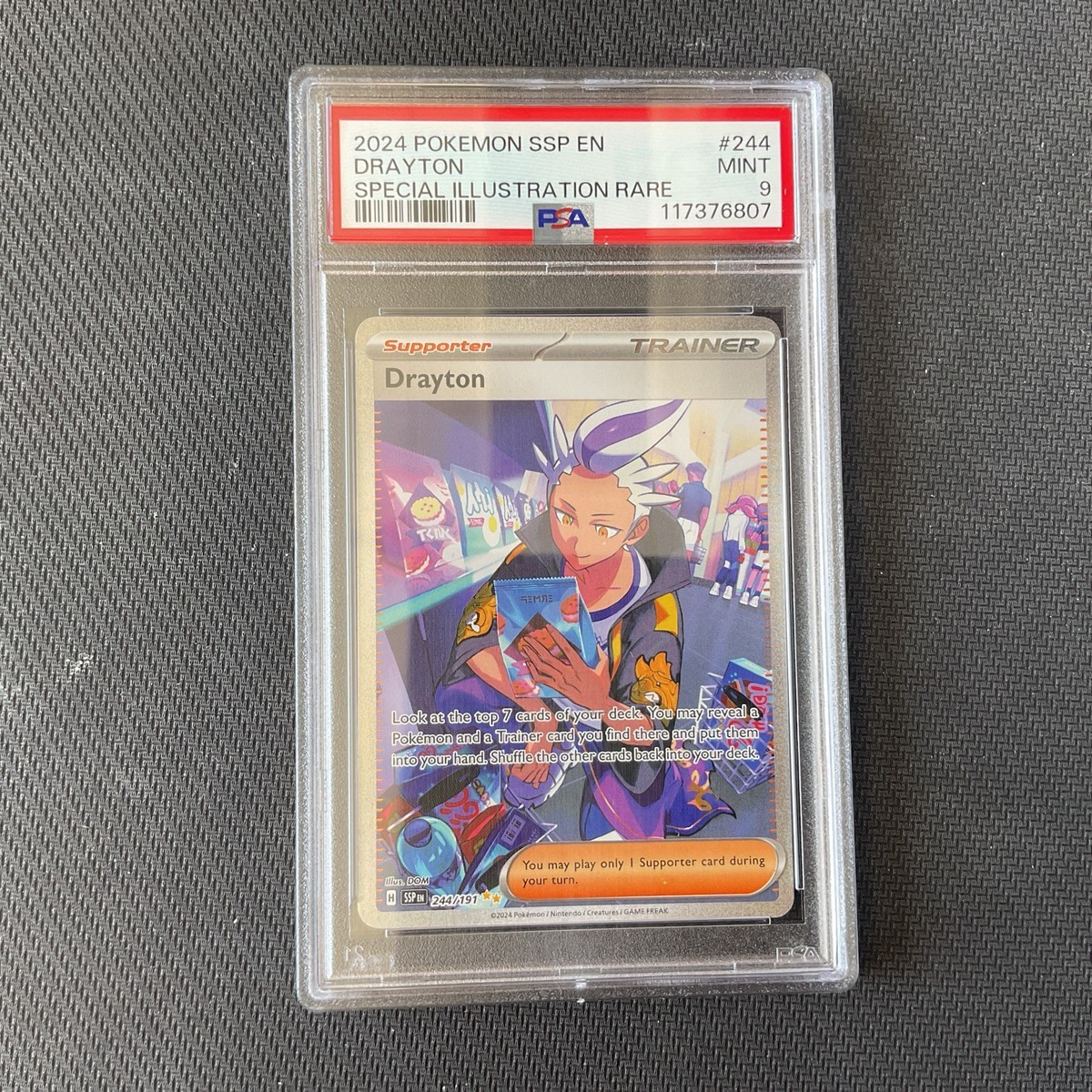 drayton pokemon card 244/191 Sv08: Surging Sparks Holo for sale online Drayton 232/191 Surging Sparks (SSP)