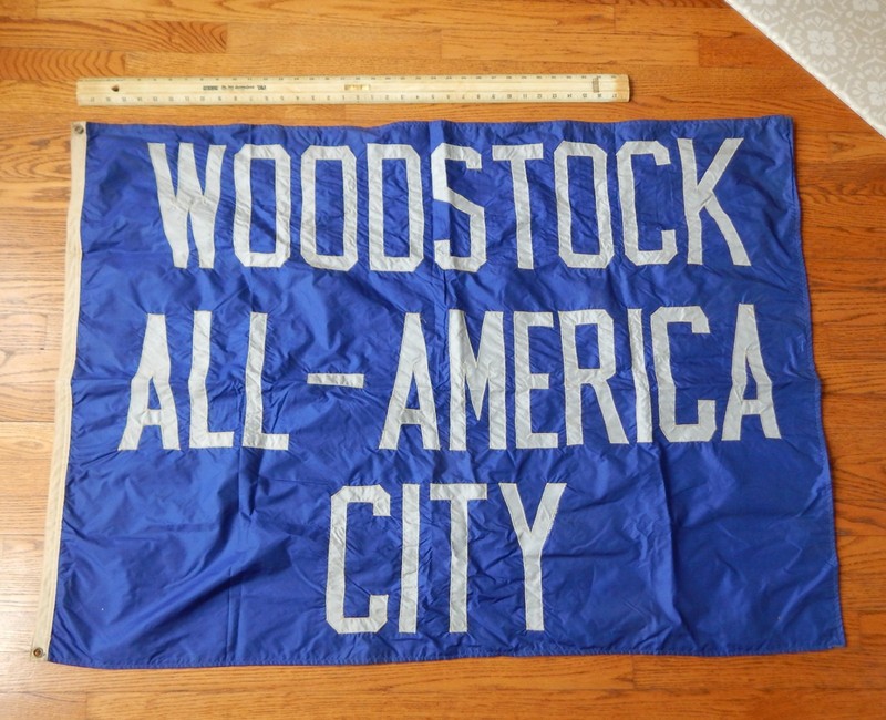Woodstock, Illinois ALL AMERICA CITY Banner for 1964