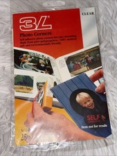 Scrapbook Adhesives Photo Corners Self-Adhesive 256/Pk Clear Vintage NEW